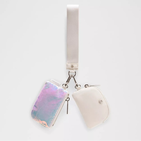 lululemon athletica Accessories - NWT Lululemon Dual Pouch Wristlet Iridescent